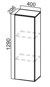 Шкаф-надстройка Стайл, ПН400(720/296), МДФ в Старом Осколе