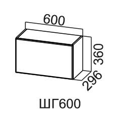 Шкаф кухонный Модус, ШГ600/360, галифакс в Белгороде