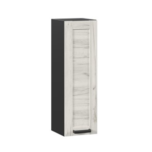Навесной кухонный шкаф 300 высокий Винченца ЛД 234.410.000.081, Чёрный/Дуб Крафт белый в Белгороде