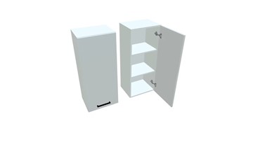 Кухонный шкаф В9 45, Белое гладкое Ламарти/Белый в Старом Осколе