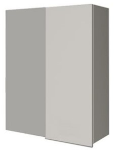 Кухонный навесной шкаф ВУП 960 Белое гладкое Ламарти/Антрацит в Старом Осколе