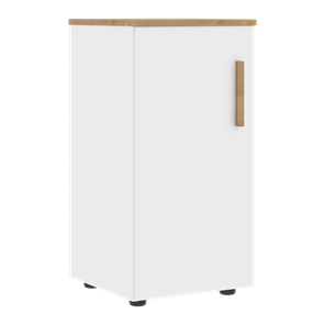 Низкий шкаф колонна с глухой дверью левой FORTA Белый-Дуб Гамильтон FLC 40.1 (L) (399х404х801) в Старом Осколе
