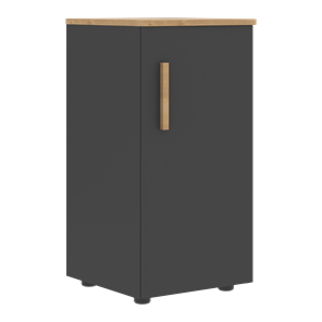 Низкий шкаф колонна с глухой дверью правой FORTA Графит-Дуб Гамильтон  FLC 40.1 (R) (399х404х801) в Белгороде