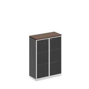 Шкаф для документов средний стекло в рамке Speech Cube (90x40x124.6) СИ 319 ДГ АР ХР в Белгороде