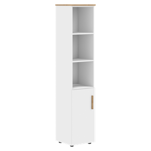 Высокий шкаф с глухой средней дверью  правой FORTA Белый FHC 40.6 (R) (399х404х1965) в Белгороде