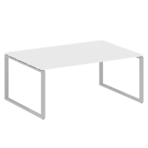 Стол для переговорки БО.ПРГ-1.5 (Серый/Белый) в Белгороде
