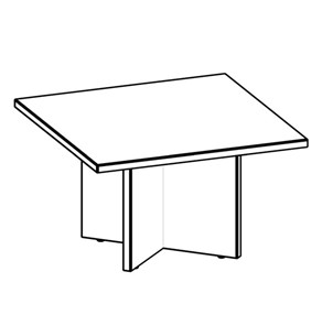 Конференц-стол ТСТ 1212 Z (1200x1200x750) в Старом Осколе