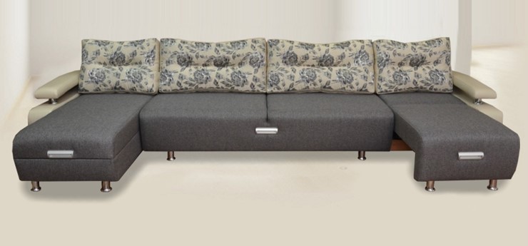 П-образный диван Престиж-15 микс в Старом Осколе - изображение 1