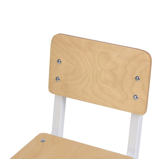 Детский стул POLINI Kids City S Ученик, 2 гр. Белый-дуб пастельный в Старом Осколе - изображение 4
