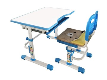 Детский стол-трансформер RIFFORMA SET-10, голубой в Старом Осколе