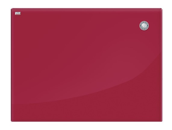 Доска магнитно-маркерная стеклянная 2х3 OFFICE TSZ86 R, 60x80 см, красная в Старом Осколе - изображение