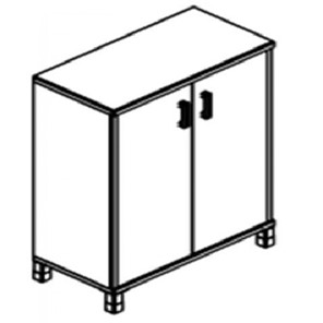 Шкаф для бумаг В-420.6 ДСП 900х450х1286 мм в Старом Осколе